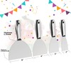 Putty Knife Set,4 PCS 2",3",4",6" One Piece Premium Polished All-Stainless