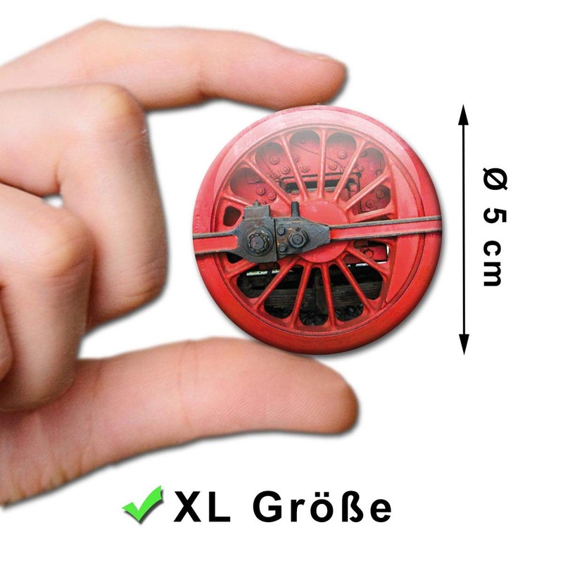 Magnets Railway Wheels Set of 6 Decorative Gift Set Fridge