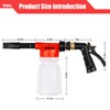 Car Wash Foam Gun, Car Wash Sprayer with Adjustable Foam