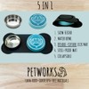 PETWORKS Slow Feeder Dog Bowls with Lick Mat, 5 in