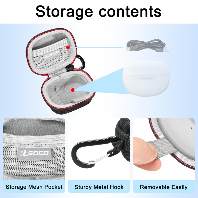 RLSOCO Carrying Case for Bose Ultra Open Earbuds (Case Only)