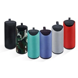 o XTEK Kabelloser Lautsprecher, Bluetooth 5.0, tragbar, 10 W, 3D Stereo, wasser- und staubdicht, Autonomie 4 Stunden, USB/AUX/Micro-SD-Eingang (schwarz)