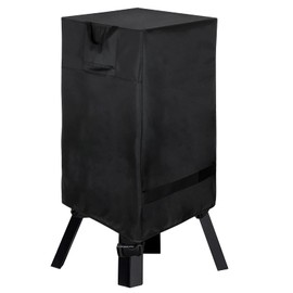 Takytao Electric Smoker Cover 30 Inch, Heavy Duty Waterproof Smoker Cover for Masterbuilt Cuisinart Dyna-Glo Charbroil and Other Grill Smokers Size Up to 19W x 17D x 33H Inch, Black