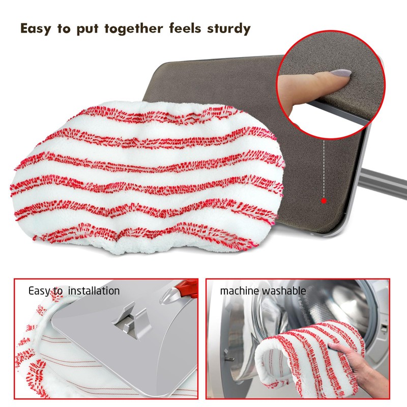 Masthome Extra Large Microfiber Mop for Floor Cleaning, 16“ Flat