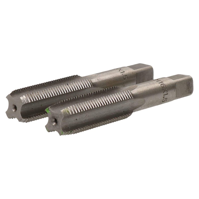 M16 x 1.5mm Metric Tap Set, Tungsten Steel, Taper and