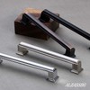 Alzassbg 6 Pack Matte Black Cabinet Pulls, 5 Inch(128mm) Hole