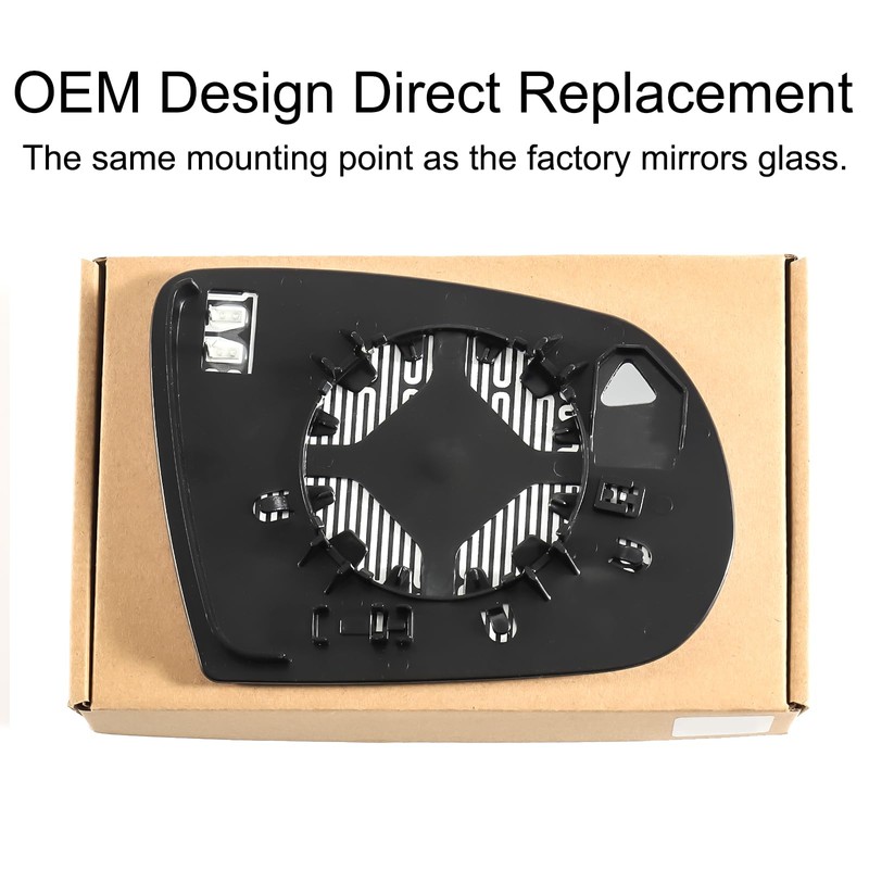 Driver Side Mirror Replacement for Jeep Compass 2017-2022 Cherokee 2014-2019