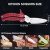 SLEMOON Heavy Duty Poultry Shears Kitchen for Chicken Meat,Multipurpose Kitchen