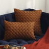 vctops Boho Basket Weave Pattern Decorative Throw Pillow Cover Super