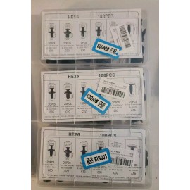 300x Auto Interior Trim Retainer Push Clip Pins Car Fender Liner Fastener Bumper