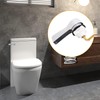Hibbent Universal Metal Front Mount Toilet Handle Replacement Kit, Brass