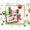 DCWV 36 Multi Coloured Christmas Card with Glitter Accents