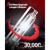 Torchbeam D4S HID Bulbs, 6000K Diamond White Xenon Headlight Bulbs,