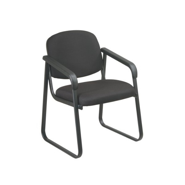 Office Star Molded Foam Seat and Back Deluxe Visitors Arm