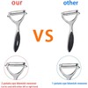 Premium Stainless Steel Vegetable & Fruit Peelers – Ergonomic Y