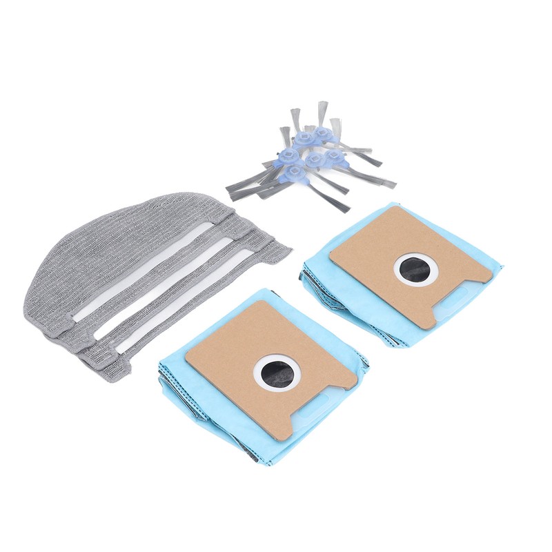 Sweeper Accessories Side Brush Sweeper Rag Cleaner Dust Bag Set