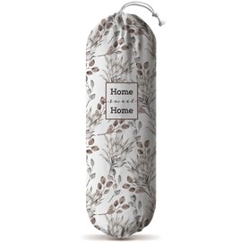 Hglian Grocery Plastic Bag Holder and Dispenser Wall Mount Plastic Bags Organizer Shopping Bags Carrier Storage,Watercolor Leaves Farmhouse Home Kitchen Decor, Gifts for Women Grandma Mom