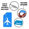 2 Luggage Straps, 2 Luggage Tags and 2 Suitcase Locks,
