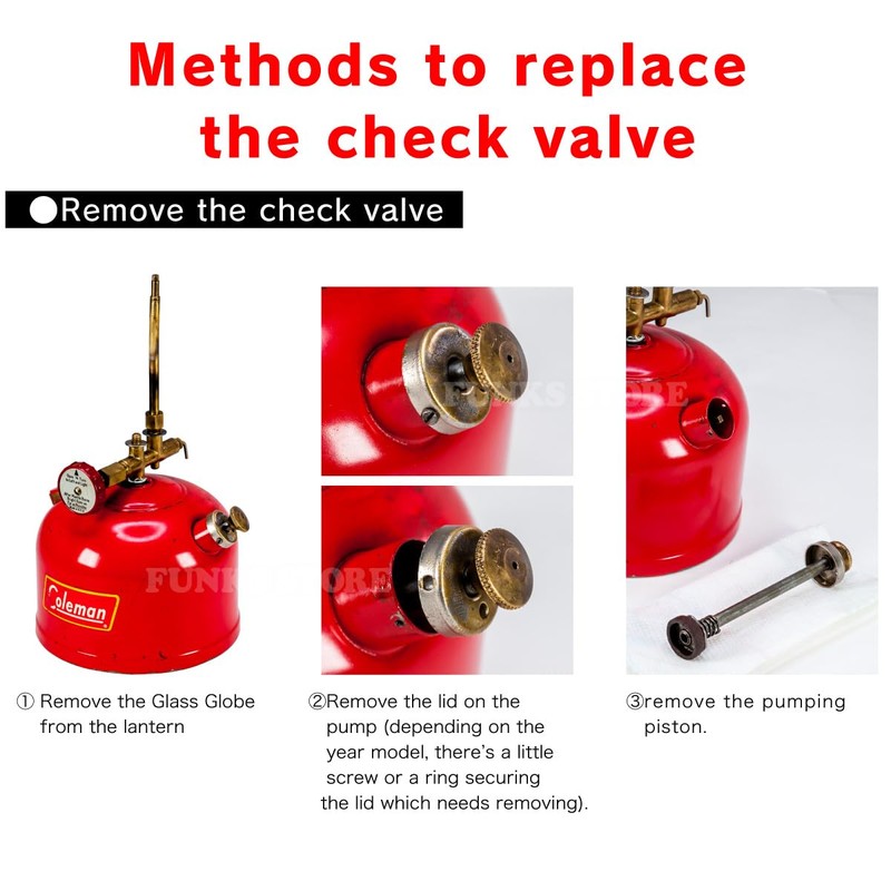 FUNKS NAMENDO Check Valve Removing Tool Compatible for Coleman Lanterns