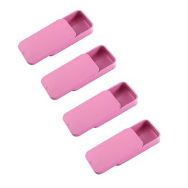 Vctitil Mini Rectangular Storage Box,Slide Top Tin Containers,Small Metal Containers,Pill Cases,Push-Pull Tin Box,Cosmetic Display Cases(Pink,60x34x11mm/2.36x1.34x0.43inch)