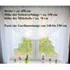 HG-1 Modern Ready Made Voile Curtain Set (Window Width 140-190