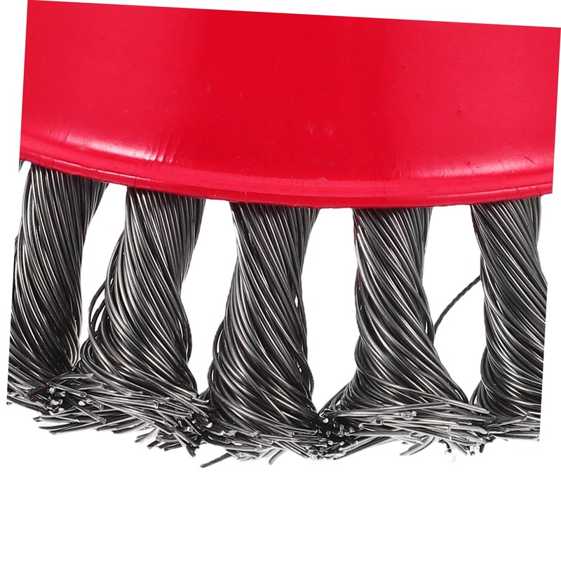 GLEAVI Heavy Duty Carbon Steel Wire Brush for Grinder Wire