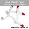 20Pcs Pack Soft Plastic Lures Bait Great for Sinker Hook