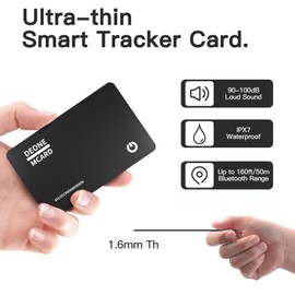 Air Card Tag,Wallet Tracker Works with Apple Find My (iOS Only) Smartcard Thin Wallet Finder,Bluetooth Tracker Card,Item Finder for Luggage Suitcase, Bags, Passport, IPX7 Waterproof