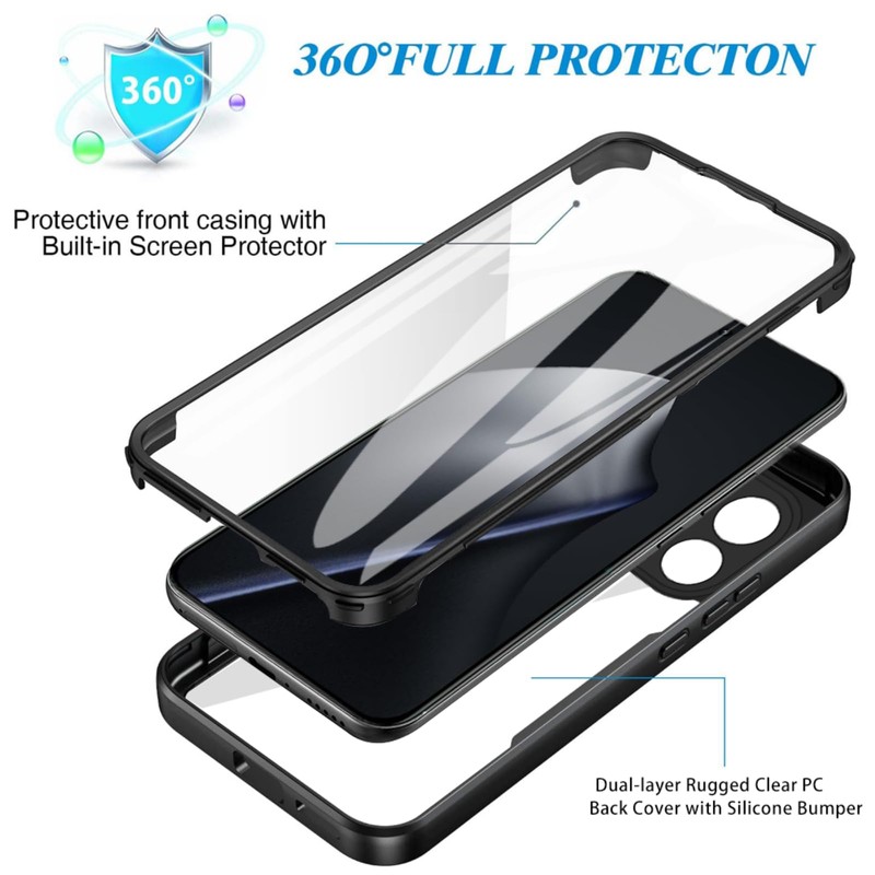 MRRSIWEI for Xiaomi 17 Pro Max Case with Screen Protector.Full