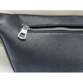 Zoey and Zion Limited Edition Designer Fanny Pack with 44 inch Adjustable Waist Belt, Travel and Carry essentials Hands-Free (Black)