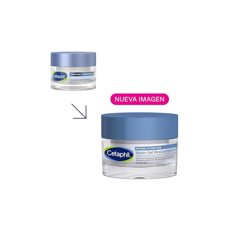 Cetaphil Optimal Hydration Water Gel Restaurador Piel Mixta o Grasa