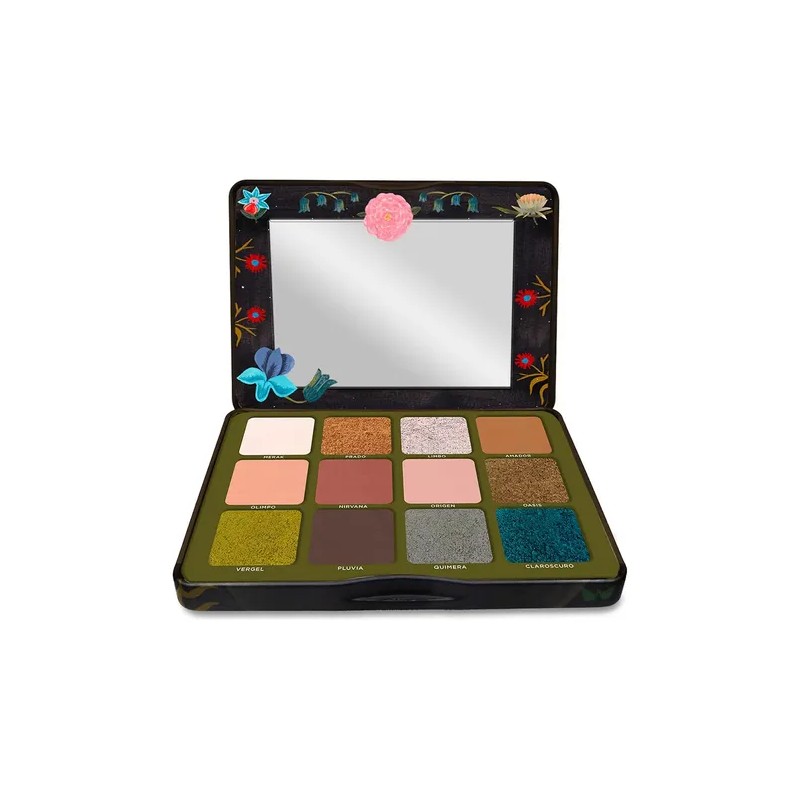Paleta De Sombras Para Ojos Edén De Yuya Con 12