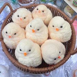 Big chick Squishies Easter Basket Stuffers fillers  Party Favors for Kids Mochi Squishy   Squishy Toy moji Kids Mini Kawaii squishies  Party Favors for Kids Mochi Squishy - item: WJ-CHICK, Buy more SAVE MORE: 3pcs