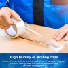 Unbranded 6 Rolls Clear Packing Tape Designed for Moving Boxes