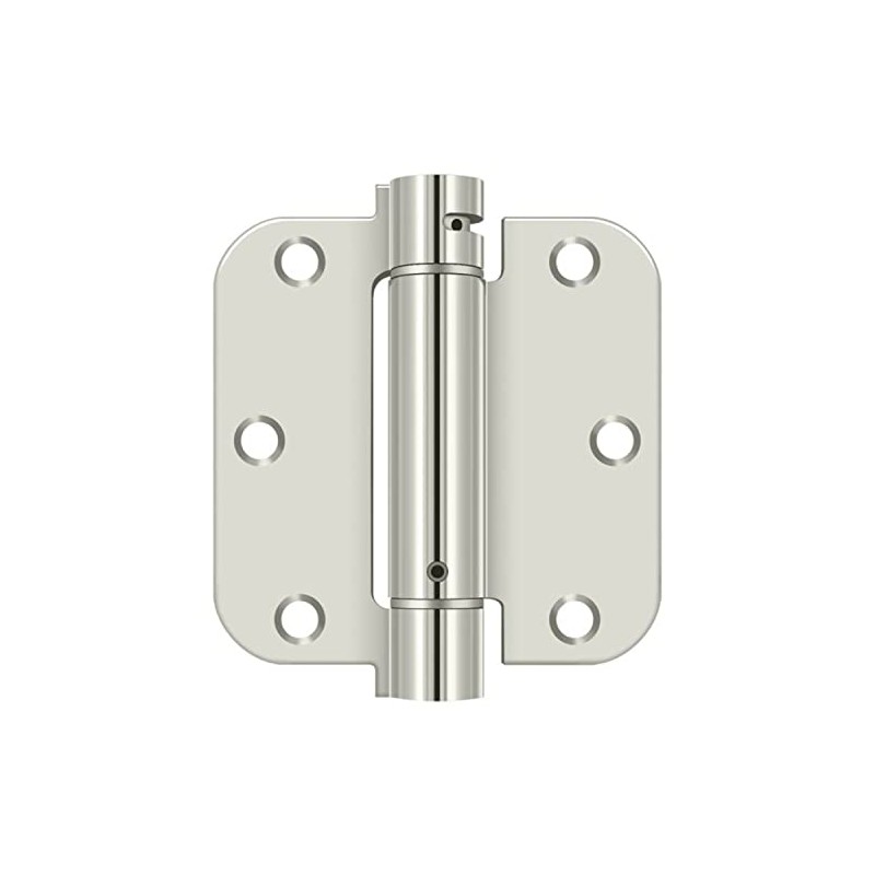 Deltana Dsh35r514 Spring Hinge, Bright Nickel
