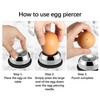 Egg Cutter with Egg Cutter, Stainless Steel Egg Cutter, Dishwasher