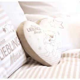 HERDING Heart Cushion Little Favourite Person 33 x 29 cm