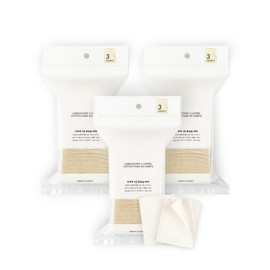 Urban Leaves Unbleached 3-ply Cotton Pads Original Type (80 sheets) X 5 / 어반리브즈 무표백 3겹 화장솜 오리지널 타입(80매입) X 5개