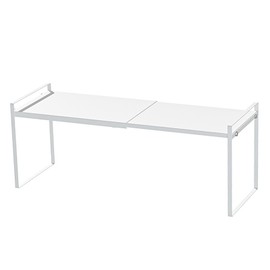 Expandable Kitchen Shelf Organizer Cabinet Countertop Retractable Seasoning Rack