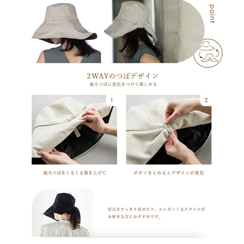 UV Light Shielding Women's Hat, 100 % Cool, Wide Brim,