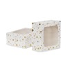Anniversary House 2-pack Treat Boxes, Gold Star Foil Print, Cookie