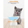 Loejan New Best Elevated Cat Food and Water Bowls Set