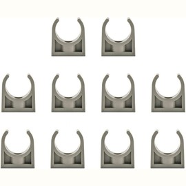 SagaSave 10Pcs 25mm DN20 PPR U Type Pipe Clamps, Hose Hanger Support Water Pipe Fixed Clips Duct Fittings