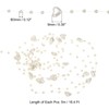 PATIKIL Heart Pearl String Beads Garland, 16.4 Ft Artificial Pearl