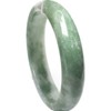 yigedan Grade A Pure Natural Jade Bangle Bracelet Natural Stone