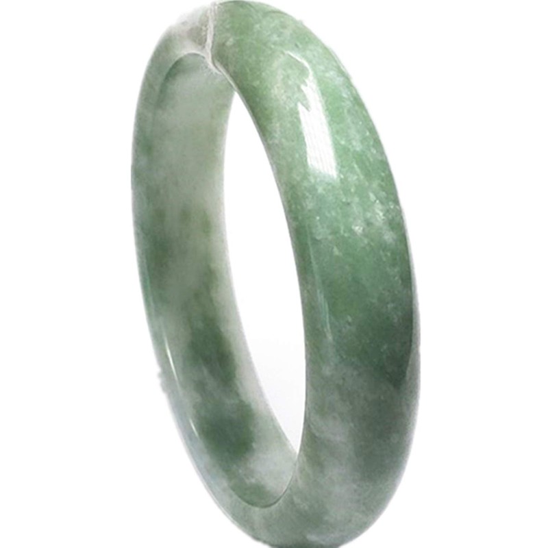 yigedan Grade A Pure Natural Jade Bangle Bracelet Natural Stone
