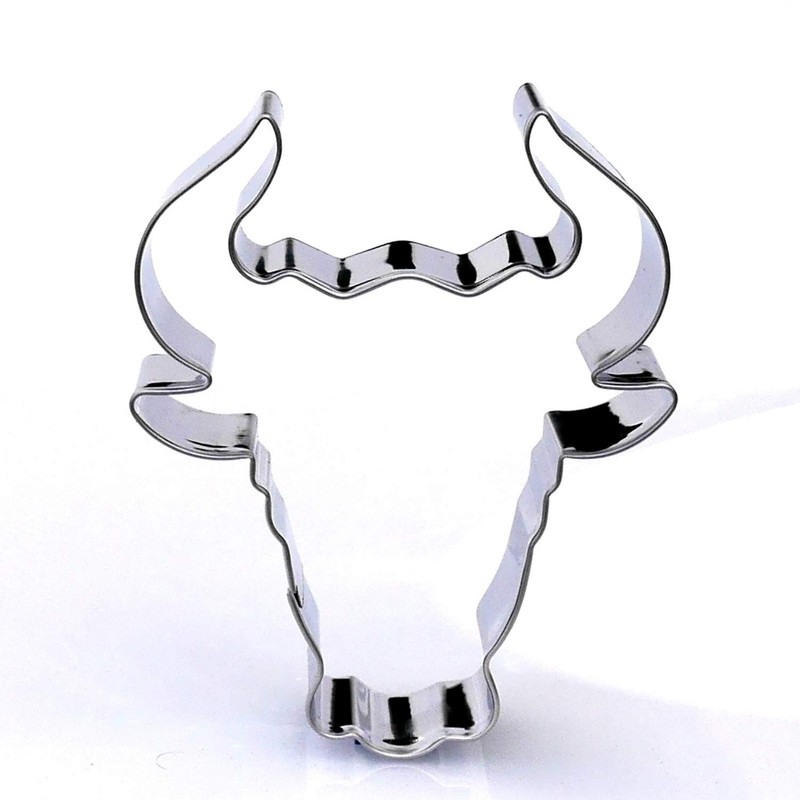 Cow Steer Head Cookie Cutter- Stainless Steel