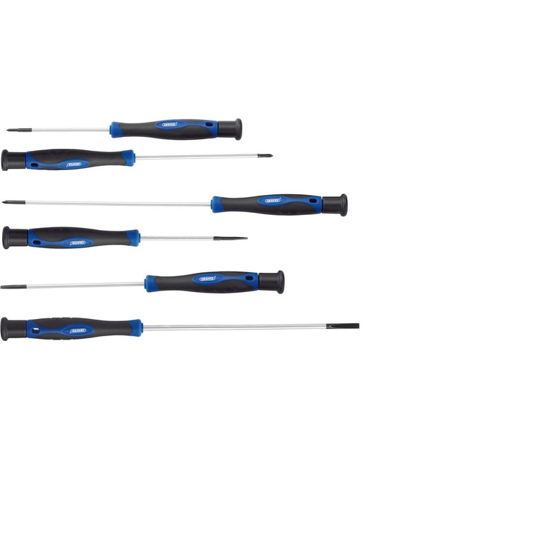 Draper Extra Long Precision Screwdriver Set (6 Piece) | Professional