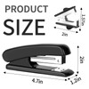 Black Stapler, Desktop Stapler, 25 Sheet Capacity, Includes 1000 Staples