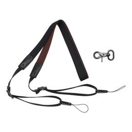 EMSea Drone Controller Neck Strap Double Layer Adjustable Lanyard with Metal Buckle Compatible with DJI FPV Combo Avata Adjustable Range 47~73cm Width 2cm Black